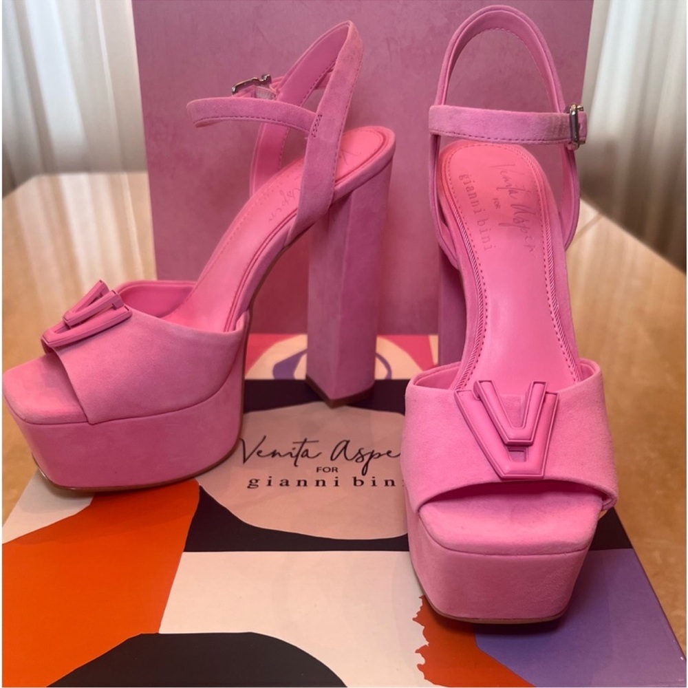 Azalea Pink Platform Sandals - As Seen On Madison Lecroy